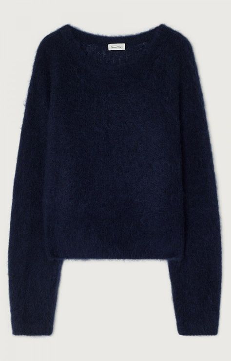 Women's jumper Yanbay - NAVY | American Vintage Navy Blue Sweater, Stockholm Fashion, Autumn Outfit, Dream Clothes, Sweater Weather, Winter Wardrobe, Jumpers For Women, American Vintage, Autumn Winter Fashion