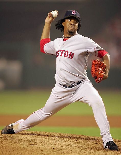 Pedro Martinez, Boston Red Sox, Starting Pitcher #3. Dominican Baseball, Mlb Pictures, Martinez Wallpaper, Red Sox Game, Pedro Martinez, Street Game, Red Sox Nation, England Sports, Baseball Pitcher