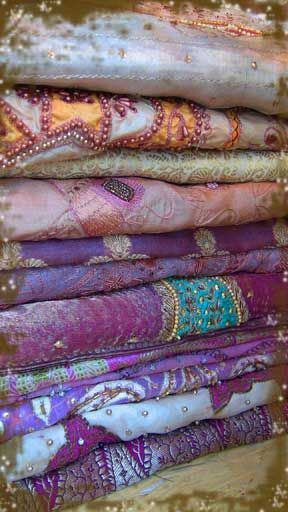 Conversation with the Muses with Tricia Saroya: Where Bloggers Create... or my little shop of bliss The Muses, Deco Boheme, Sewing Fabrics, Sari Fabric, Wedding Fabric, Nuno Felting, Fabulous Fabrics, Theme Wedding, Textile Fabrics