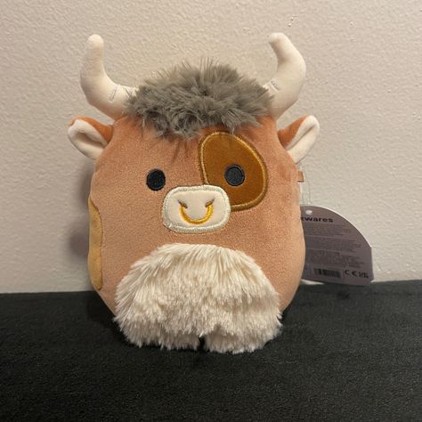 Bnwt Squishmallows Shep The Highland Cow 5” (Price Is Firm, Not For Tr*De) Will Ship Asap! -Smoke Free Home! -Us And International Shipping! -Message Me About Bundles! #Squishmallows #Squishmallowsshep #Squishmallowshighlandcow #Squishmallowsbull #Squishmallow Highland Cow Stuffed Animal, Cow Stuffed Animal, Squish Mellow, Cow Stuff, Baby Clothes Country, Fluffy Cows, Moo Moo, Baby Cow