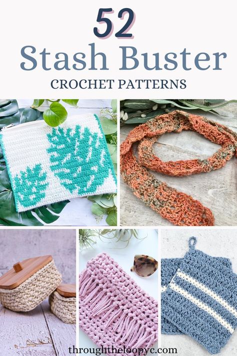 Crochet Stash Buster, Stash Buster Crochet, Stash Busting Crochet, Yarn Crafts Crochet, Scrap Crochet, Scrap Yarn Crochet, Crochet Coasters Free Pattern, Coiled Fabric Basket, Quick Crochet Patterns