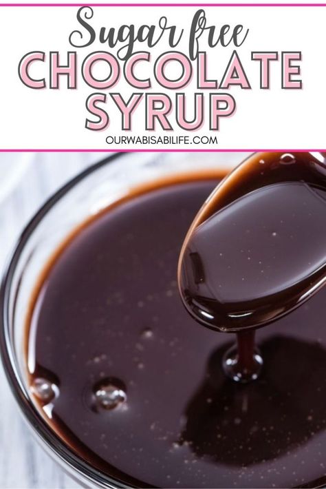 Sugar Free Chocolate Syrup Recipe, Keto Chocolate Syrup, Low Calorie Treats, Sugar Free Syrup Recipe, Low Cal Chocolate, Chocolate Syrup Recipe, Naked Cat, Weight Watchers Dessert, Chocolate Syrup Recipes