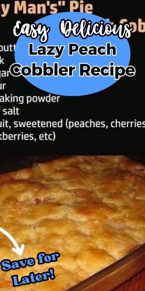 Simple Delight: Lazy Peach Cobbler Indulge in the simple delight of Lazy Peach Cobbler, a dessert that captures the essence of homemade goodness with minimal effort. With just a handful of ingredients and no need for complicated preparations, this cobbler showcases the natural sweetness of ripe peaches and a buttery, biscuit-like topping. Whether you're short on time or looking for a fuss-free dessert, this recipe promises to satisfy your sweet cravings. Get ready to savor the simple delight of Lazy Peach Cobbler. Juicy Peach Cobbler, Pioneer Woman Peach Cobbler, Peach Cobbler Homemade, Lazy Peach Cobbler, Super Easy Peach Cobbler Recipe, Quick Peach Cobbler, Can Peach Cobbler, Pear Cobbler, Cobbler Recipes Easy