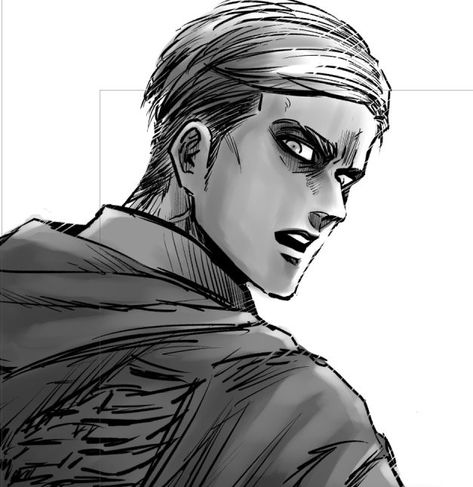 Erwin Manga Icon, Erwin Smith Manga Icon, Erwin Smith Sketch, Erwin Pfp, Erwin Smith Pfp, Erwin Manga, Erwin Smith Manga, Erwin Icon, Erwin Smith Icon