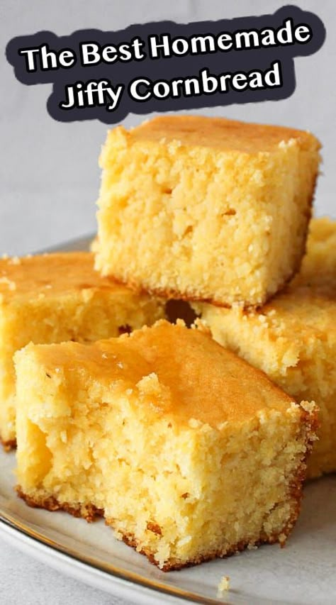 Buttery Cornbread Recipe, Cornbread Recipe From Scratch, Homemade Cornbread Recipe, Easy Homemade Cornbread, Buttery Cornbread, Easy Cornbread Recipe, Best Cornbread Recipe, Best Cornbread, Cornbread Recipe Sweet