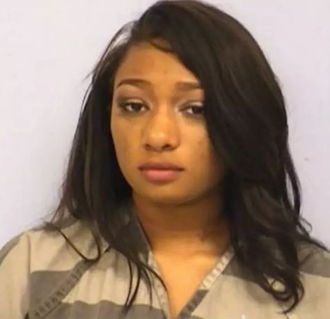 Celeb Mugshots Aesthetic, Celebrity Mugshots Aesthetic, Old Megan Thee Stallion, Jt Mugshot Icon, Celebrity Mugshots 2000s, Pretty Mugshots Aesthetic, Mugshots Celebrities, Cute Mugshots, Meghan Thee Stallion Aesthetic