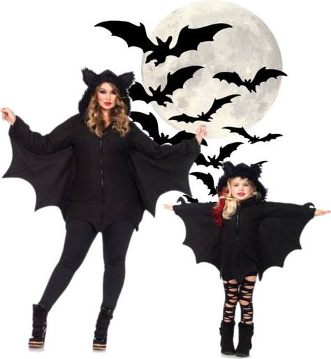 Mom and Daughter Costume Ideas #Halloween #costumes Mommy And Daughter Halloween, Toddler Bat Costume, Bat Costumes, Mother Daughter Halloween Costumes, Bat Halloween Costume, Costume Ideas For Halloween, Mom Costumes, Mommy And Daughter, Matching Halloween Costumes