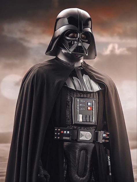 Darth Vader Cosplay, Anakin Darth Vader, Star Wars History, Star Wars Painting, Anakin Vader, Star Wars Background, Dark Side Star Wars, Star Wars 1977, Star Wars Love