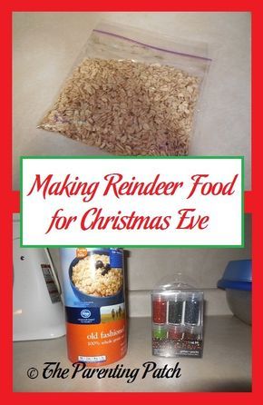 One memory that I have of Christmas as a child involves spreading reindeer food on my lawn to help guide Santa to my house. Flying reindeer apparently love oatmeal, and the sparkly glitter helps guide the sleigh in for a safe landing. To make your own reindeer food, all you need are some oats and some glitter or colored sugar. Then on Christmas Eve, simply sprinkle the reindeer food outside your home with your child to help Santa find his way! Food For Christmas, Christmas Cookie Party, Flying Reindeer, Picky Toddler, Colored Sugar, Reindeer Food, Diy Treats, Winner Winner Chicken Dinner, Family Movie