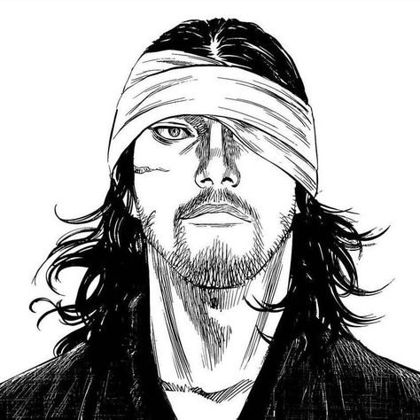 Miyamoto Musashi Art, Ichigo Kurosaki Wallpaper, Vinland Saga Manga, Vagabond Manga, Spiderman Art Sketch, Free T Shirt Design, Samurai Artwork, Anime Boy Hair, Miyamoto Musashi