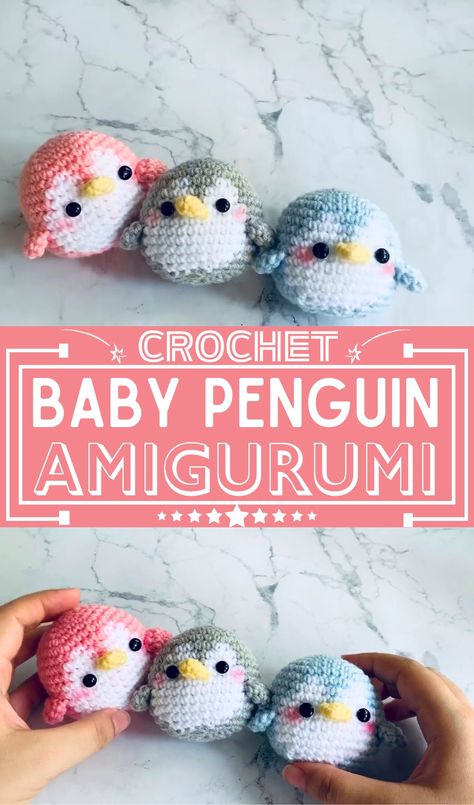 Crochet Baby Penguin Crochet Patterns Penguin, Amigurumi For Beginners Tutorials, Free Crochet Penguin Pattern, Free Penguin Crochet Pattern, Amigurumi Penguin Free Pattern, Crochet Penguin Pattern Free, Penguins Crochet, Crocheted Penguin, Penguin Crochet Pattern