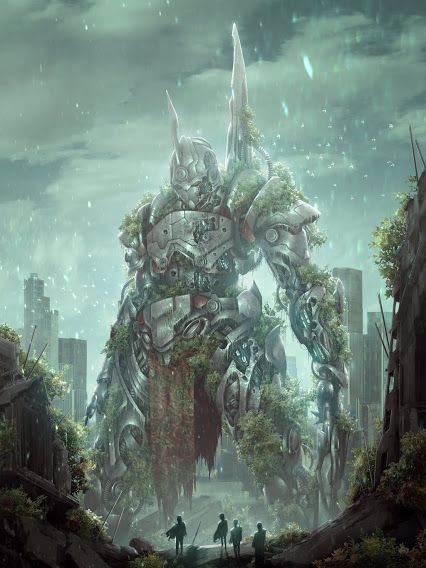 The Becoming God, Lord of the Warforged, when finally constructed Eberron Fantasy Monster, One Thousand, Science Fiction Art, Arte Fantasy, 판타지 아트, Dieselpunk, Sci Fi Art, Fantasy Landscape, Fantasy World