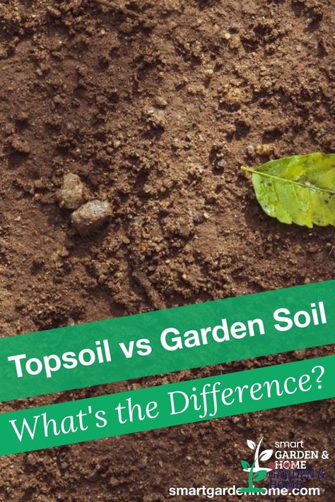 Different soil is good for different types of plants and contains different materials and nutrients. I tackle the differences of topsoil vs garden soil, and how each type of soil is used. https://smartgardenhome.com/topsoil-vs-garden-soil/?utm_source=pinterest&utm_medium=smartgardenhome&utm_campaign=publer #smartgardenhome #gardening #houseplants Garden Soil Mix, Different Types Of Plants, Different Materials, Smart Garden, Soil Testing, Soil Layers, Starting A Garden, Greenhouse Gardening, Soil Improvement