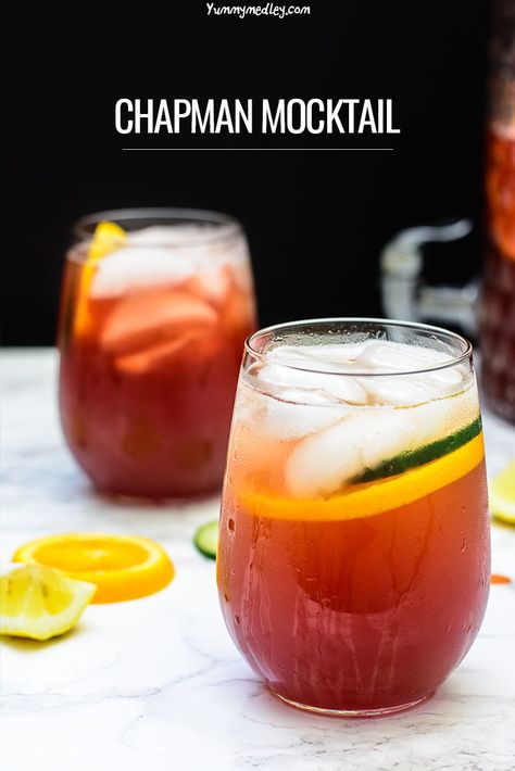 Nigeria’s favorite mocktail, this Chapman drink recipe unlike the traditional recipe uses more natural alternatives but tastes just as good! #mocktail #nonalcoholic #beverage Chapman Drink, Wavy Wedding Hairstyles, Vera Wang Wedding Dresses, Sparkling Lemonade, Alcholic Drinks, Crafts Unique, Vera Wang Wedding, Turkey Crafts, Natural Alternatives