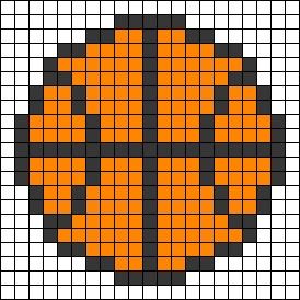 Basketball Cross Stitch Pattern, Basketball Perler Beads, Basketball Ball, Diy Perler Beads, Stitch Ideas, Alpha Pattern, Alpha Patterns, Perler Bead, Hama Beads