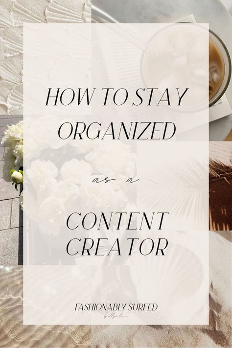 Content Creator Supplies, Content Creator Organization, Content Creator Office, Content Creator Schedule, Beginner Content Creator, Content Creator Daily Schedule, Things You Need As A Content Creator, Full Time Content Creator Schedule, Content Creator Planner