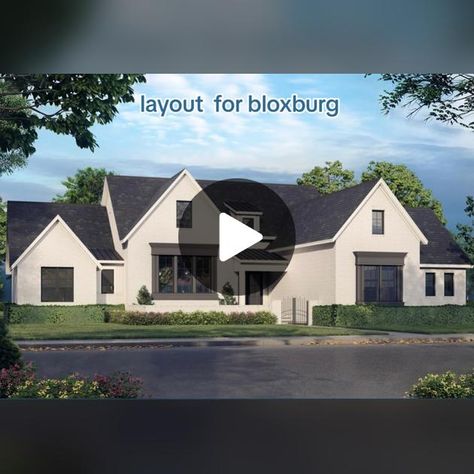 no gamepass layout for you 🫶🏼 #roblox #bloxburg #bloxburgbuilds #blo... | TikTok Bloxburg No Gamepass House Layout, House Plans Farmhouse, House Plans, Farmhouse, Layout, How To Plan