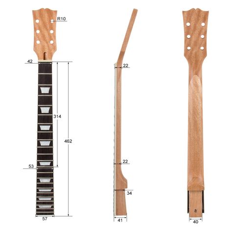 Les Paul Neck Dimensions Diy Electric Guitar, Guitar Crafts, Famous Guitars, Guitar Making, Guitar Fretboard, Guitar Diy, Electric Guitar Design, Diy Instruments, Woodworking Plans Beginner