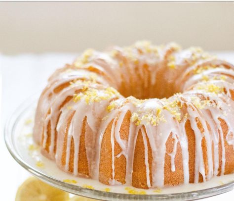 Super moist buttermilk lemon pound cake with glaze Lemon Pound Cake With Glaze, Lemon Buttermilk Cake Recipe, Pound Cake With Glaze, Lemon Buttermilk Pound Cake, Moist Lemon Pound Cake, Pound Cake Glaze, Butter Pound Cake, Moist Pound Cake, Buttermilk Pound Cake