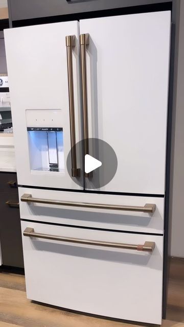 Smitty's Fine Furniture on Instagram: "It’s all in the details ✨
& boy does the Cafe line by General Electric deliver on the details 😍

Dreamy is an understatement when it come to these appliances - matte white finish with  brushed bronze hardware! Finger print resistant, stylish & fully loaded with features! 

Be sure to stop by our Hanover showroom to view these appliances in person & talk to a sales associate about customization options ✨" Brushed Bronze Hardware, Finger Print, Bronze Hardware, The Cafe, Brushed Bronze, General Electric, Fine Furniture, The Details, Showroom