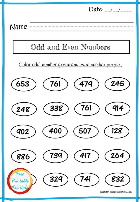 Practice concept of odd and even number for grade three. Odd And Even Numbers Worksheets, Montessori Elementary Activities, Rules And Laws, Montessori Elementary, Kids Worksheets Printables, Odd Numbers, 2nd Grade Worksheets, Number Worksheets, Kids Create