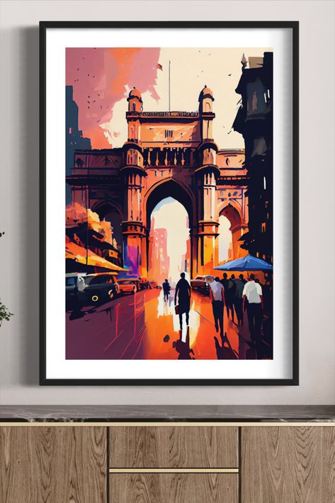 Modern city drawing of Mumbai that can be used as wall art and home decor. It appears that the drawing is available as a printable, meaning that customers can download and print the artwork themselves. This pin may be of interest to those who are looking for contemporary wall art with a cityscape theme, specifically featuring Mumbai. Mumbai City Painting, Mumbai Illustration Art, Modern City Drawing, Mumbai Painting, Mumbai Art, City Maps Illustration, Jay Hind, Mumbai City, City Drawing