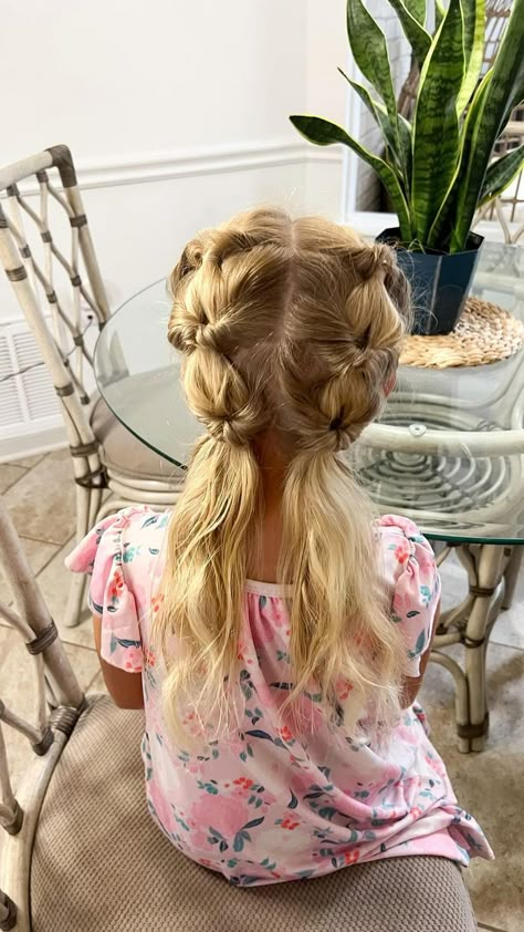 Girls Hairdos, Girl Hairdos, Easy Little Girl Hairstyles, Girly Hairstyles, Girl Hair Dos, Girls Hairstyles Easy, Toddler Hairstyles Girl