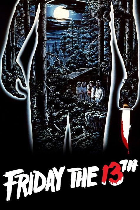 Friday The 13th 1980, Friday The 13th Poster, Jason Friday, Movie Poster Frames, Best Halloween Movies, Flash Gordon, Horror Posters, Classic Horror Movies, Horror Movie Posters