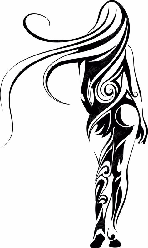 Goddess Silhouette, Lion Art Tattoo, Nude Artwork, Cool Chest Tattoos, Silhouette Tattoos, Body Art Photography, Dark Art Tattoo, White Drawing, Celtic Tattoos