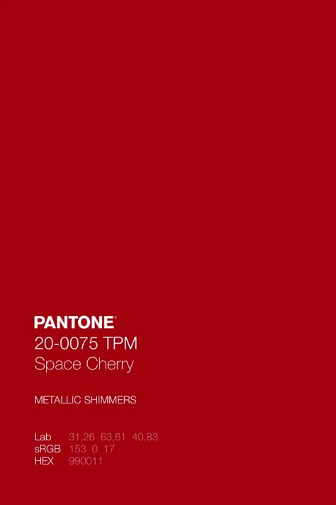 Strawberry Red Color Palette, Pantone Color Swatches, Beauty Colour Palette, Pantone Red Shades, One Color Illustration, Scarlet Color, Dark Red Color, Cherry Color, Color Pantone