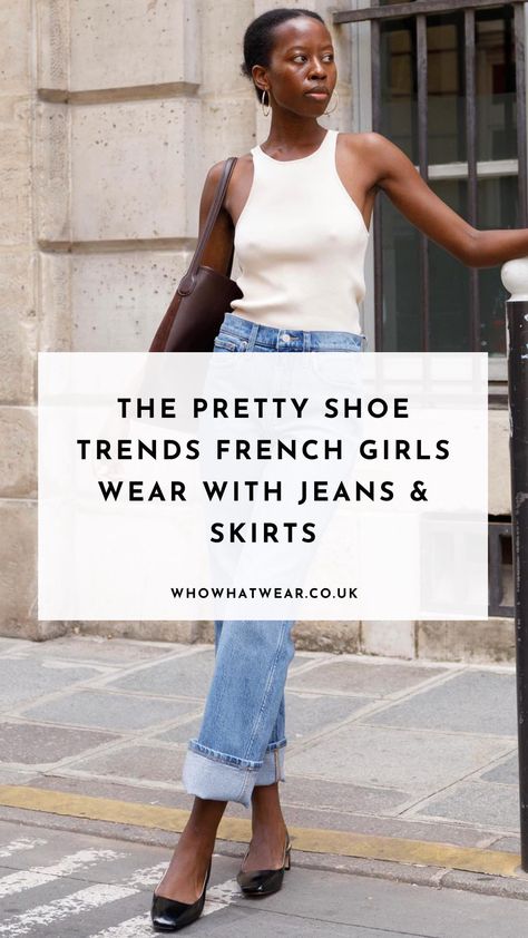 French Aesthetic Fashion, French Spring Style, Women In Paris, Parisian Shoes, Capsule Wardrobe Shoes, Jeans And Shoes, French Capsule Wardrobe, French Shoes, Staple Shoes