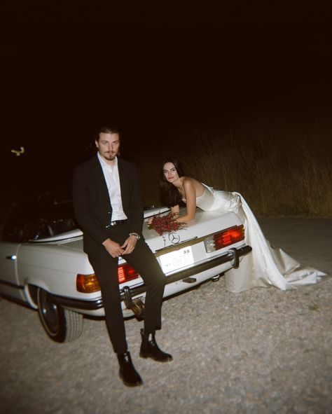 ❤️❤️❤️❤️ Styled by @taylarphoto Florist @merci.floral Dress @taylarmadedresses Venue @mccunemansion Models @dana.moore @christianyeargin Car @utahvintagecars Film photography, medium format, wedding photography, wedding photographer, luxury wedding photographer, moody, filmy, wedding, photos Old Car Wedding Photos, Old School Wedding, 80s Wedding, Car Wedding, Japanese Cars, Wedding Plans, Photography Wedding, Film Photography, Luxury Wedding