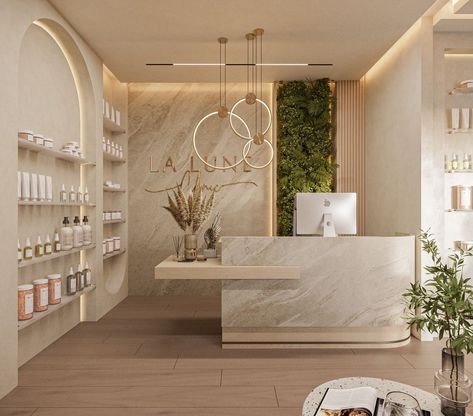 Introducing our latest interior design project on our esteemed architecture studio page: a captivating beauty clinic that promises an… | Instagram Dermatologist Clinic Interior Design, Skin Clinic Interior Design, Medspa Interior Design, Spa Interior Design Luxury, Dermatology Clinic Interior Design, Beauty Clinic Interior Design, Aesthetic Salon, Clinic Room, Facial Room