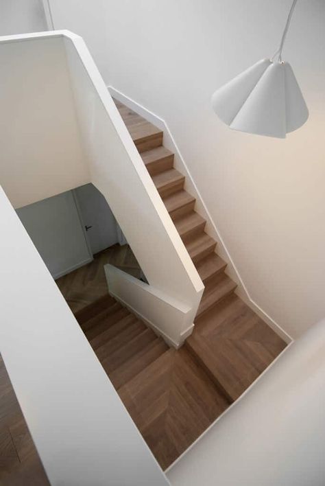 Staircase Landing Ideas, U Shaped Stairs, U Shaped Staircase, Staircase Metal, Staircase Landing, Staircase Designs, Barn Loft, Diy Staircase, House Staircase