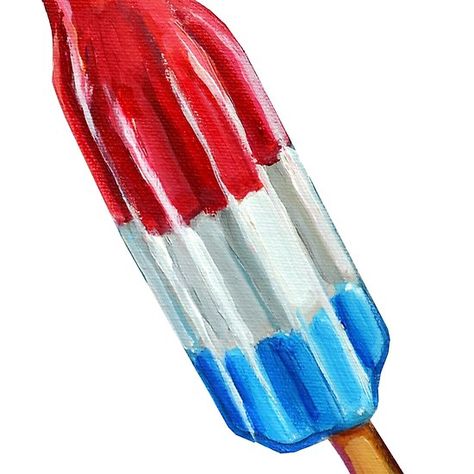 Bomb Pops, Popsicle Pattern, Dessert Clipart, Popsicle Art, Rocket Pop, Bomb Pop, Pop Illustration, Horse Drawings, Tapestry Throw