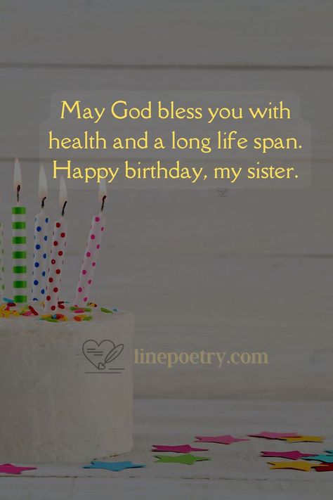 bless birthday wishes for sister: there are the top blessing birthday wishes for sister simple in english with images to download & copy text 🎉: 150+ heart touching bless birthday wishes for sister - linepoetry.com #birthdaywishesforsister #sisterbirthdaywishes #wishes #birthdaywishes #linepoetry.com Sister's Birthday Wishes Quotes, Simple Birthday Wishes For Sister, Choti Sister Birthday Wishes, Bless Birthday Wishes, Little Sister Birthday Wishes, Birthday Wishes For My Sister, Happy Birthday Wishes To Sister, Special Birthday Wishes For Sister, Birthday Wishes For Little Sister