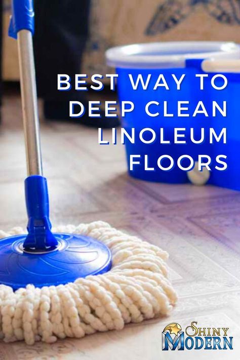 Pin on Household Cleaning Deep Clean House, Linoleum Cleaner, House Deep Clean, Floor Cleaning Recipe, Clean Linoleum Floors, Linoleum Kitchen Floors, Clean Bathroom Floor, Best Floor Cleaner, Floor Cleaning Hacks