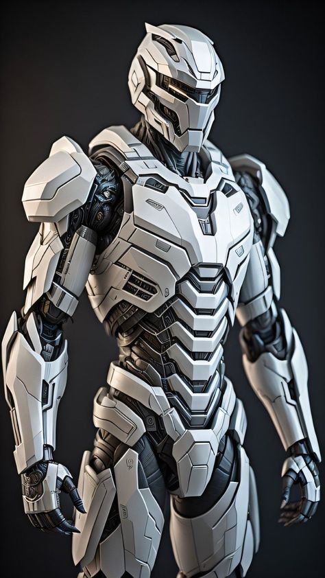 Sci Fi Power Armor Suits, Robotic Armor Suits, Robot Armor Suits, Battle Suit Concept Art, Scifi Armor Concept Art, Robot Suit Design, Mecha Armor Suits, Sci Fi Armor Suits, Batman Armor Suits