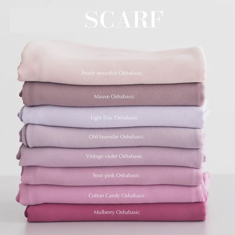 Scarf Packaging, Hijab Hipster, Color Knowledge, Alhumdulillah Quotes, Jersey Scarf, Scarf Hijab, Chiffon Hijab, Head Scarf Styles, Scarf Material