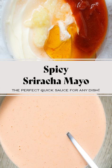 Sriracha Mayo Sauce, Yum Yum Sauce, Sriracha Mayo, Teriyaki Salmon, Fry Sauce, Spicy Mayo, Chimichurri Sauce, Vegan Sauces, Chili Garlic Sauce