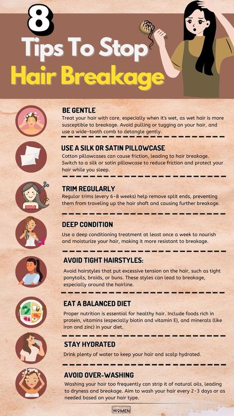 Stop Hair Breakage, Healthy Hair Routine, Hair Growing Tips, Hair Protein, Promote Healthy Hair Growth, Healthy Hair Tips, Diy Hair Care, Growth Tips, Grow Hair Faster