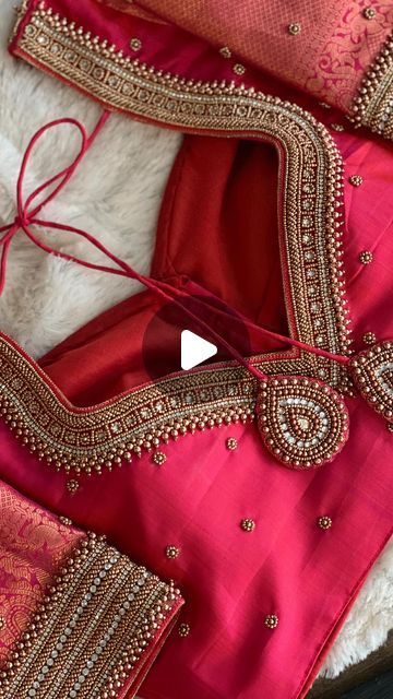 Bride Blouse Designs Latest, Bride Blouse Designs, Hairstyle Engagement, Engagement Invitation Template, Latest Bridal Blouse Designs, Aari Blouse, Aari Work Blouse, Aari Embroidery, Whatsapp Call