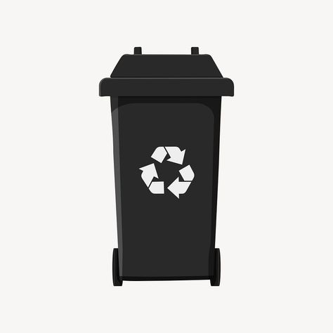 Black recycle bin, environment illustration | free image by rawpixel.com Environment Illustration, Black Bin, Black Hd, Recycle Symbol, Recycle Bin, Download Free Images, Recycling Bins, Free Image, Black Color