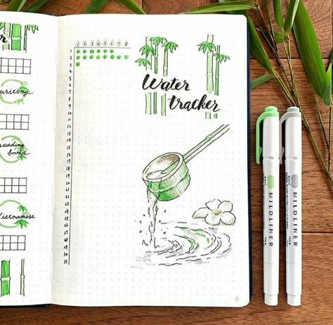 Bujo Health, Bullet Journal Water Tracker, Bujo Tracker, Tracker Bullet Journal, March Bullet Journal, خريطة ذهنية, Bullet Journal Ideas Templates, Bullet Journal Mood Tracker Ideas, Bullet Journal Notes