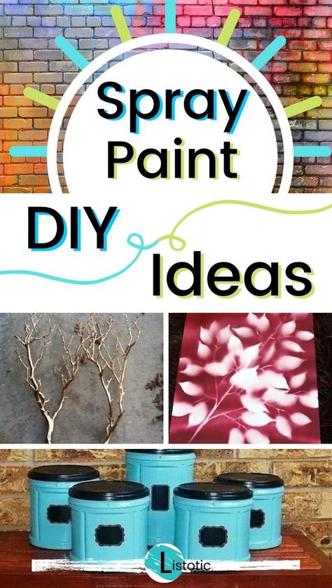 Things To Do With Spray Paint, Spray Painting Ideas, Spray Paint Projects Art, Painting With Spray Paint, Things To Spray Paint, Spray Paint Art Beginners, Spray Paint Designs, Easy Spray Paint Art Ideas, Spray Paint Ideas