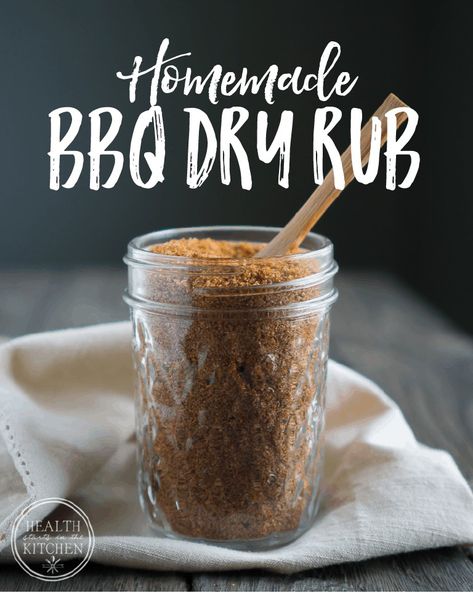 Homemade BBQ Spice Dry Rub – Health Starts in the Kitchen Barbeque Rub Recipe, Bbq Dry Rub Recipes, Diy Bbq Rub, Steak Dry Rub Recipe, Dry Rub For Steak, Bbq Dry Rub, Bbq Spice, Dry Rub Recipes, Just Spices