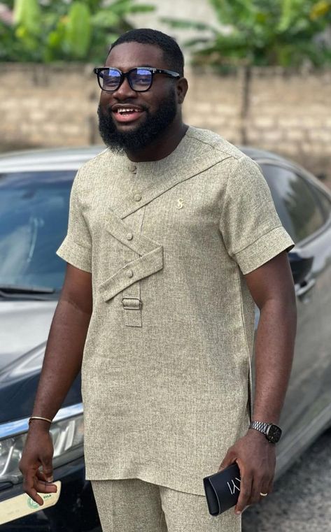 Short Sleeve Kaftan For Men, Men Kaftan Designs, Kaftan Styles For Men, Couture Tailoring, Mens Wedding Wear, Mens Kaftan, Men African Wear, Men Kaftan, African Wear For Men