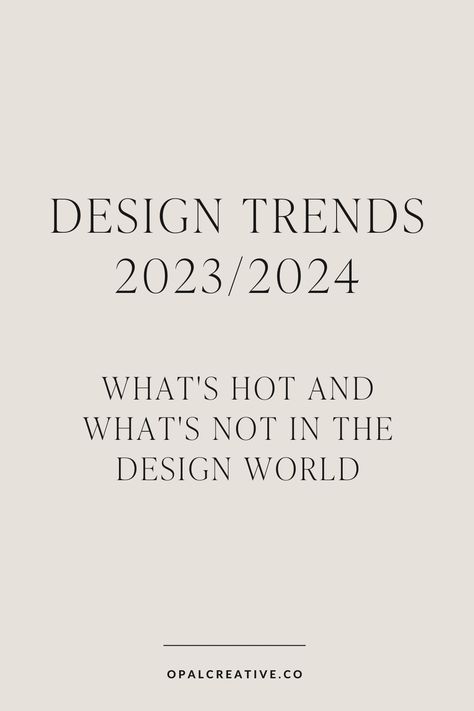 We’re almost halfway through 2023, SO it's time to explore the design trends that are currently shaping the creative landscape. From visual aesthetics to user experience, staying on top of the latest trends can give your designs a fresh, contemporary edge. In this blog post, we'll delve into what's hot and what's not in the design world for 2023 (and likely heading into 2024), helping you stay ahead of the curve and create captivating visuals. Current Design Trends 2023, 2023 Architecture Trends, Interior Trends 2023 2024, Hallway Trends 2023, Fonts For 2024, Architecture Trends 2023, Trending Designs 2023, Top Interior Design Trends 2023, Garden Design Trends 2023