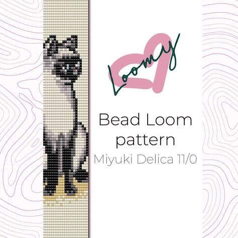 Bead Loom Pattern digital download.  Includes a single printable PDF file that contains : - Bead Legend with bead color number according to Miyuki seed bead palette and beads count. - Bead Graph with colored bracelet scheme with bright letters on it. - Word Chart, a row-by-row insturction Colorful cover page allows you to collect your patterns into a book. 9 colors 21 columns : 1.12" 92 rows : 6,33" Measurements are approximate and accord to Miyuki bead 11/0. You can use any calibrated beads you Bead Loom Bookmark, Bead Loom Patterns Free, Seed Bead Loom Patterns, Miyuki Bead, Pony Bead Bracelets, Bead Loom Designs, Seed Bead Pattern, Bead Loom Pattern, Loom Bracelet Patterns