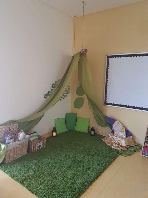 Childcare Rooms, Book Area, Reggio Inspired Classrooms, Diy Playroom, Preschool Rooms, Toddler Classroom, Reading Area, Home Daycare, Sensory Room